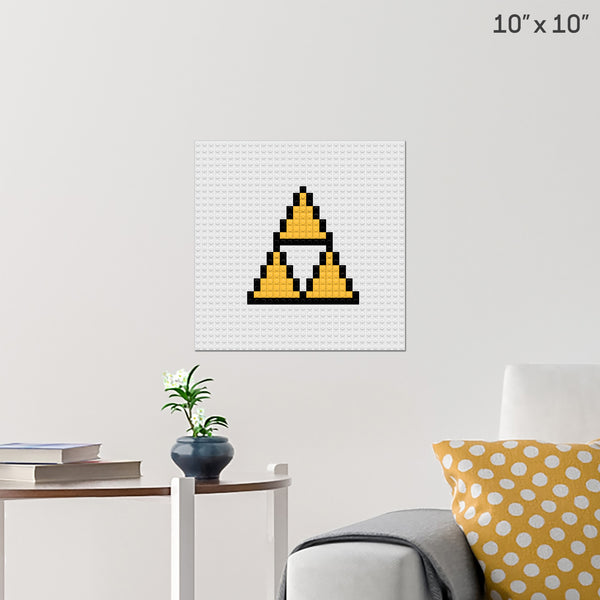 Triforce Brick Poster