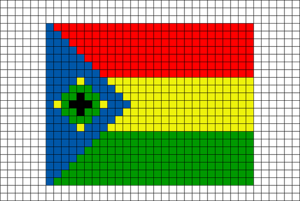 Tropico Flag Pixel Art