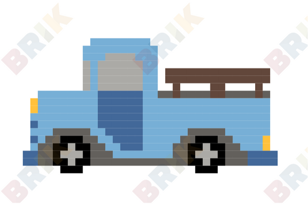 Truck Pixel Art