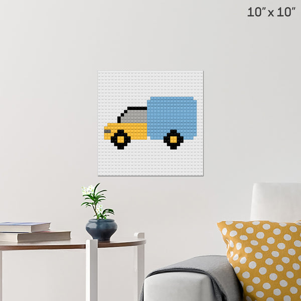 Truck Brick Poster