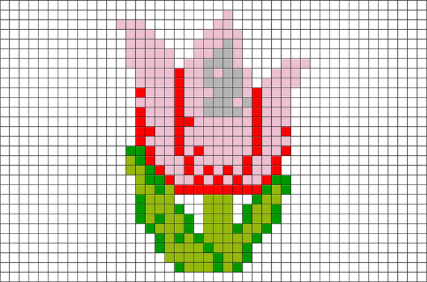 Tulip 2 Pixel Art