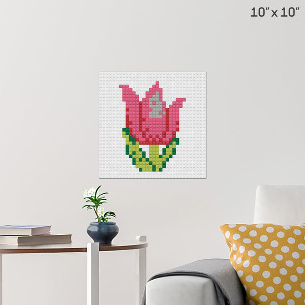 Tulip 2 Brick Poster