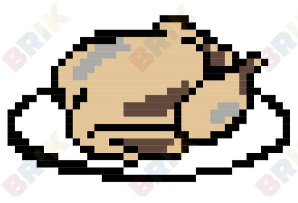 Turkey Lovers Month Pixel Art