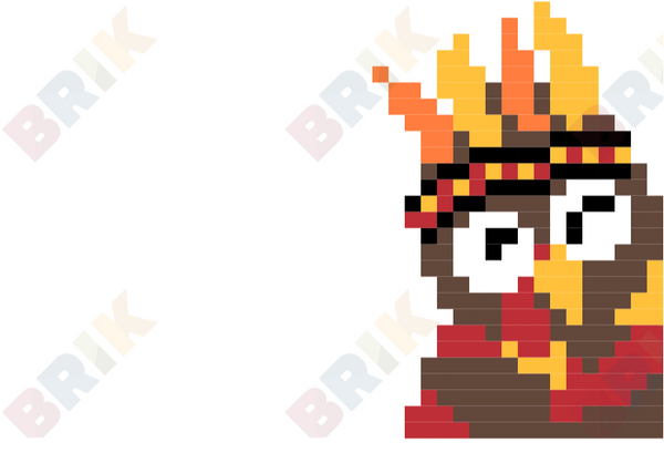 Turkey Pixel Art