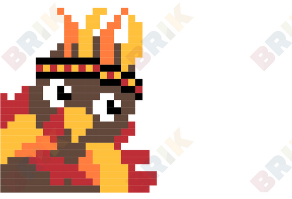 Turkey Pixel Art