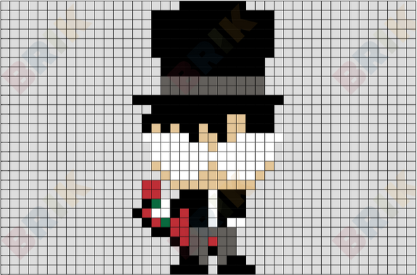 Tuxedo Mask Pixel Art