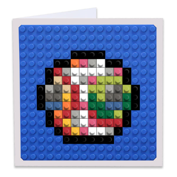 Twins Mask Greeting Card
