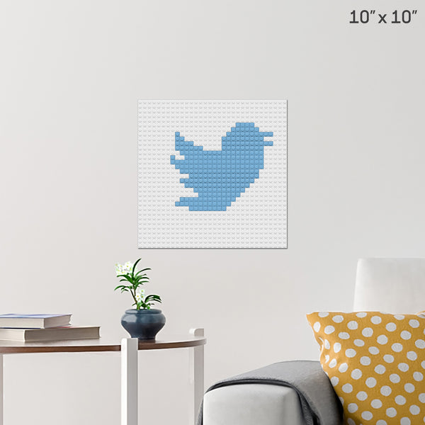 Twitter Brick Poster