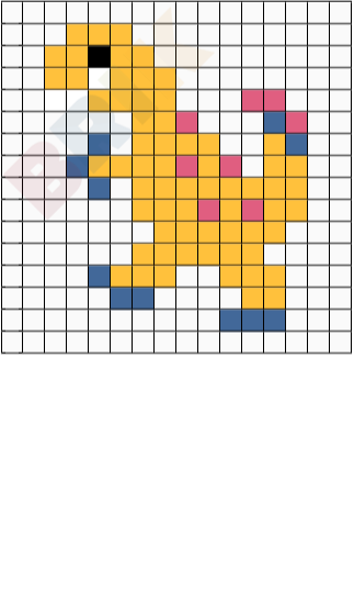 Tyrannosaurus Rex Pixel Art