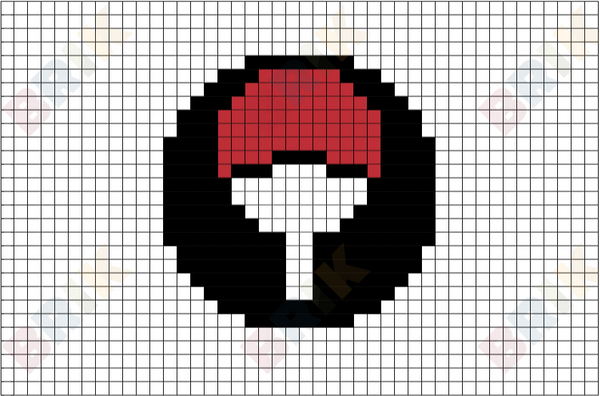 Uchiha Clan Pixel Art