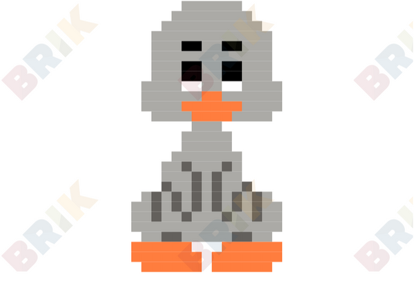 Ugly Duckling Pixel Art
