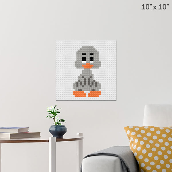 Ugly Duckling Brick Poster