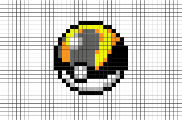 Ultra Ball Pixel Art