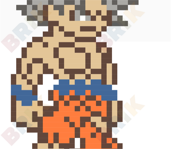 Ultra Instinct Pixel Art