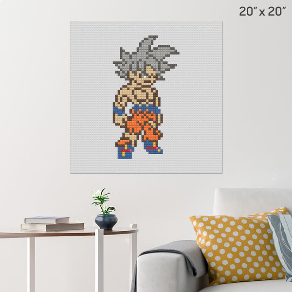 Ultra Instinct Brick Poster