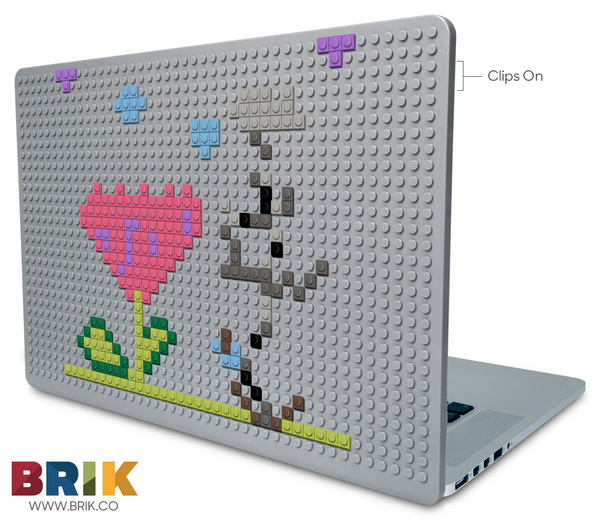 Un fiore incontra un lampo Laptop Case