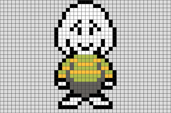 Undertale Asriel Pixel Art