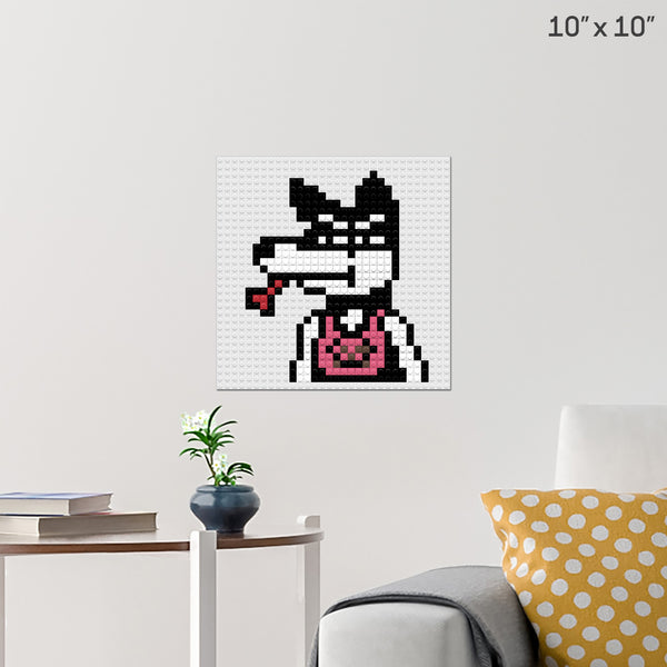 Undertale Doggo Brick Poster