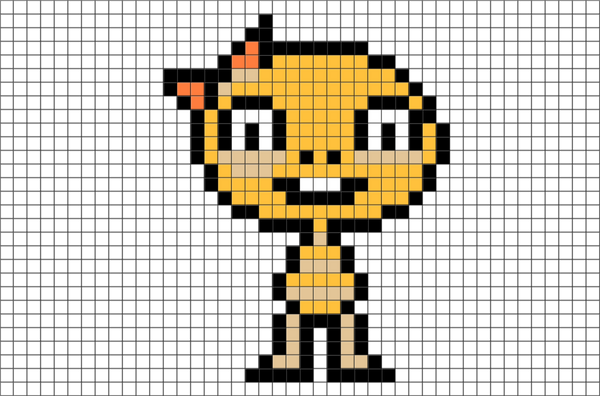 Undertale Monster Kid Pixel Art