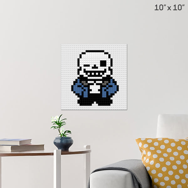 Undertale Sans Brick Poster