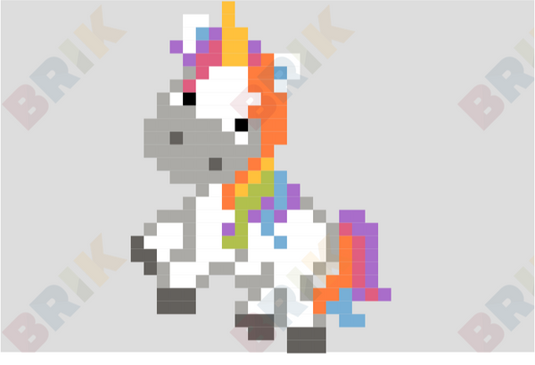 Unicorn Pixel Art