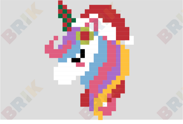 Unicorn Pixel Art