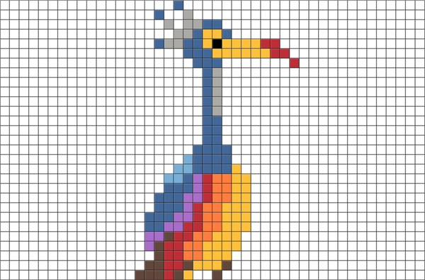 Up Kevin Pixel Art