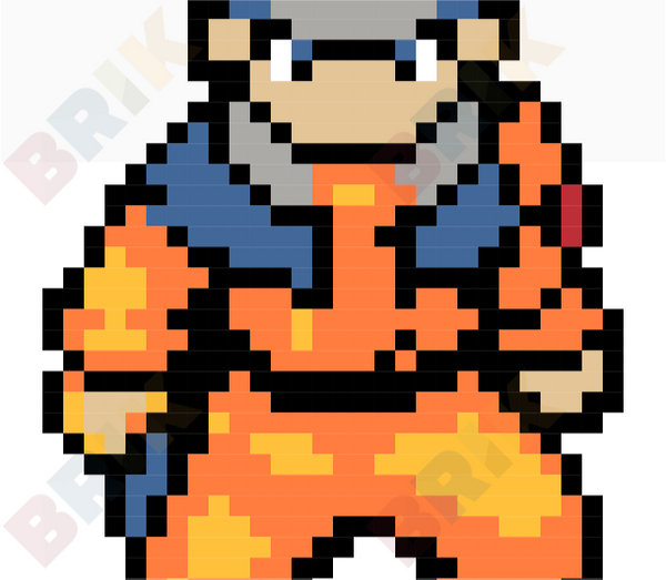 Uzumaki Naruto Pixel Art