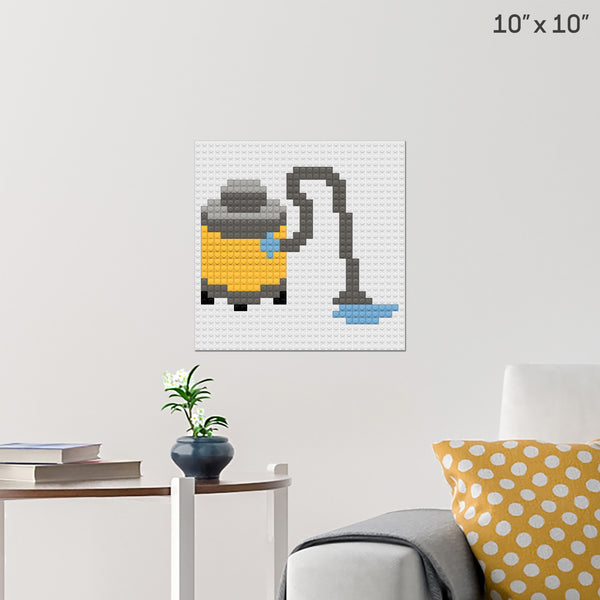 Vacuum Cleaner Brick Poster