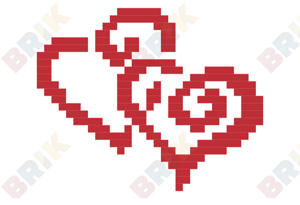Valentine's Day Pixel Art