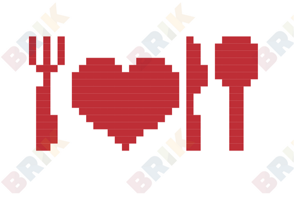 Valentine's Dinner Pixel Art