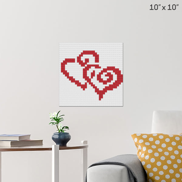 Valentine's Day Brick Poster