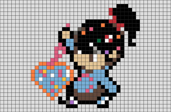 Vanellope Pixel Art