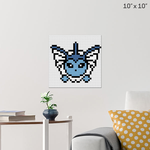 Vaporeon Brick Poster