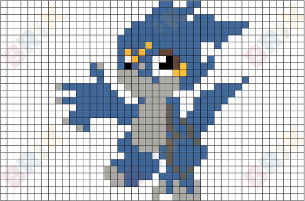 Veemon Pixel Art