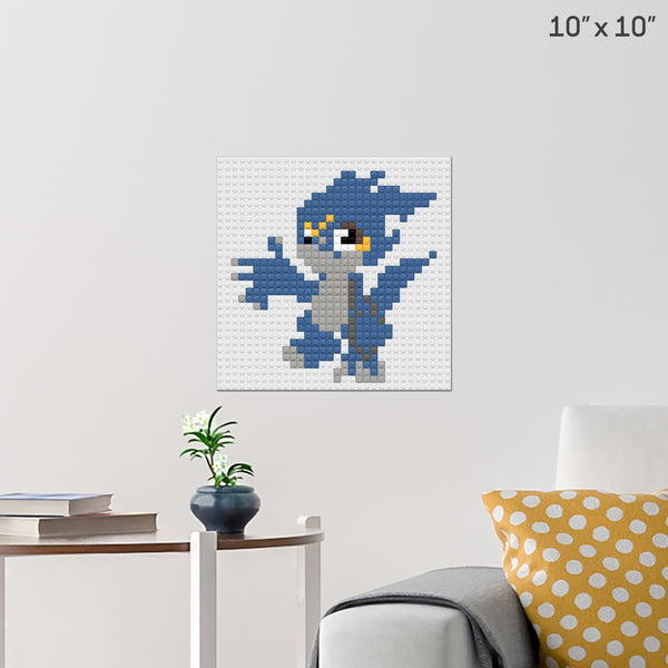 Veemon Brick Poster