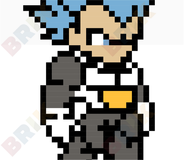 Vegeta Pixel Art