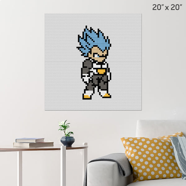 Vegeta Brick Poster