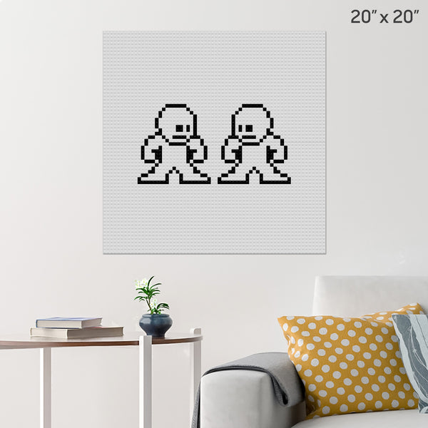 Versus Template Brick Poster