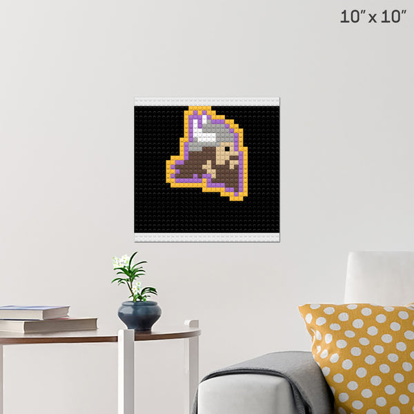 Viking Brick Poster