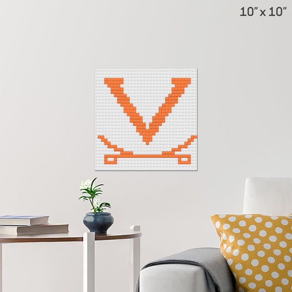 Virginia Cavaliers Brick Poster