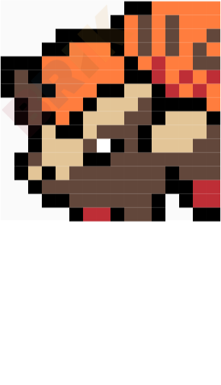Vulpix Pixel Art