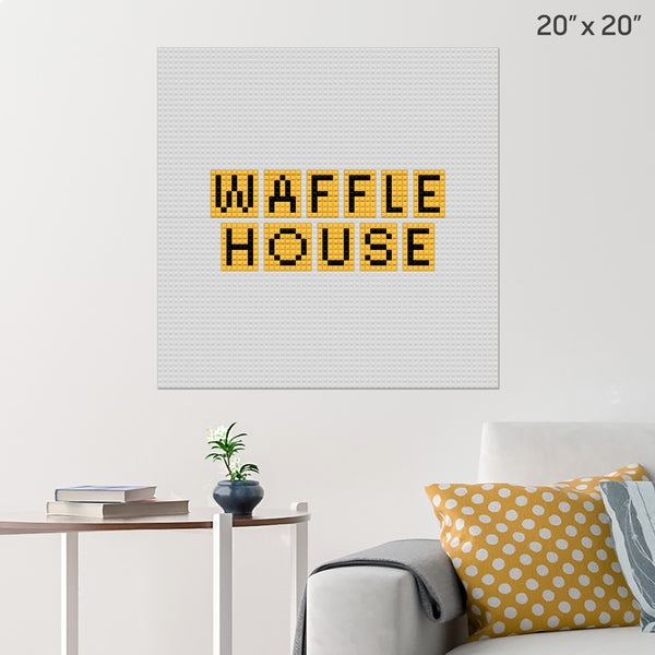 Waffle House Brick Poster