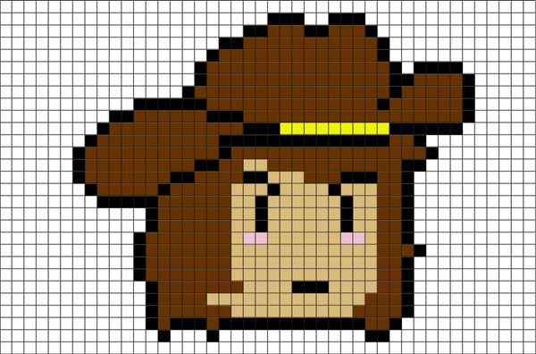 Walking Dead Carl Pixel Art