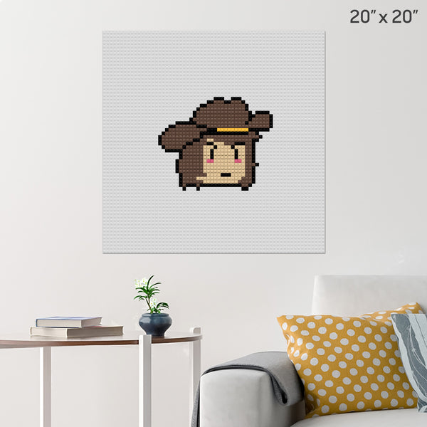 Walking Dead Carl Brick Poster