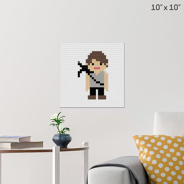 Walking Dead Daryl Brick Poster