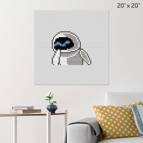 Wall-E Eve Brick Poster