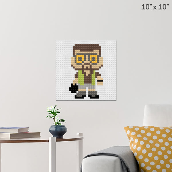 Walter Sobchak Brick Poster