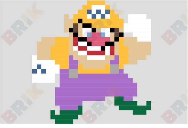 Wario Pixel Art