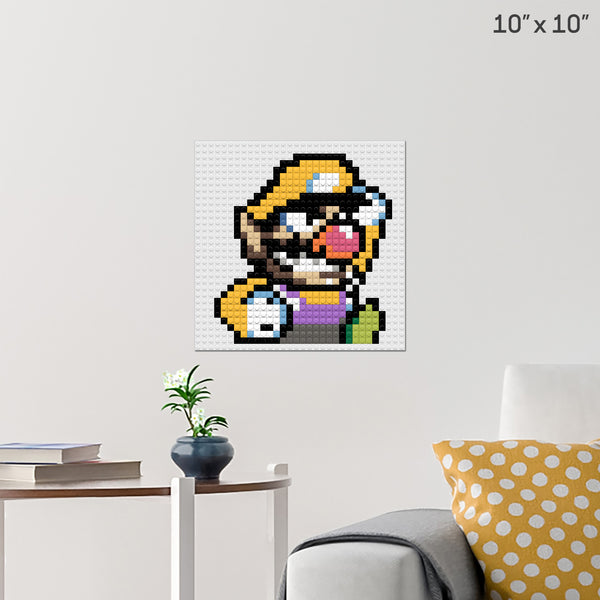 Wario Brick Poster